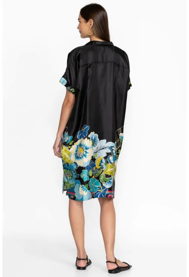 Women Araia Twill Short Dress Multi Johnny Was Dresses