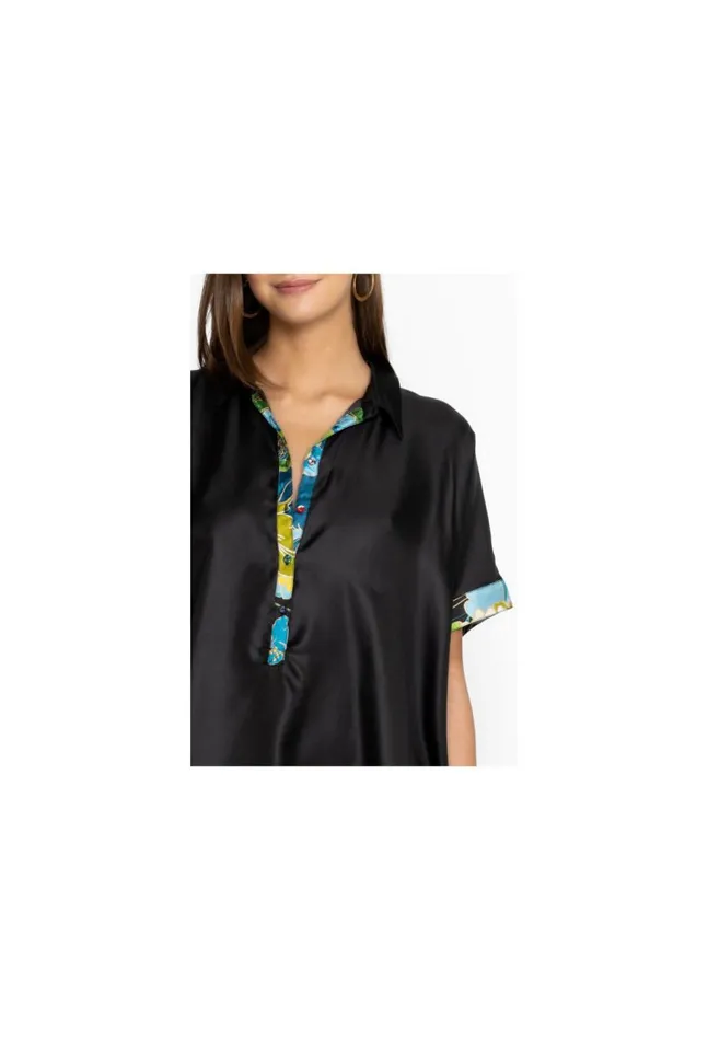Women Araia Twill Short Dress Multi Johnny Was Dresses