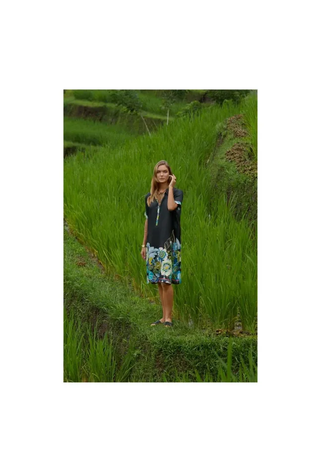 Women Araia Twill Short Dress Multi Johnny Was Dresses