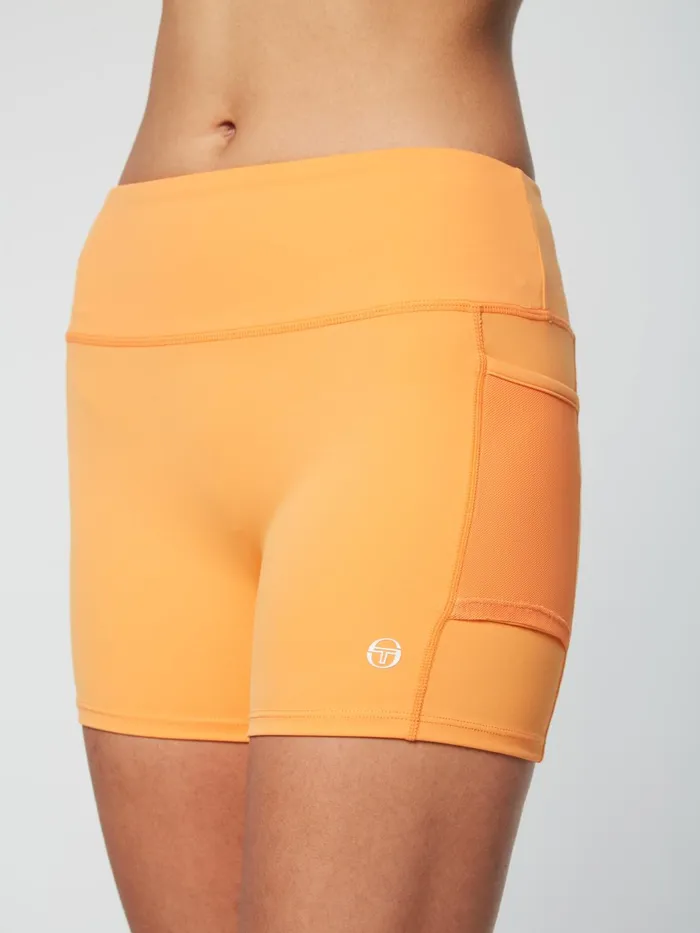 Women Athleisure Sergio Tacchini Elisa Tennis Short Tangerine