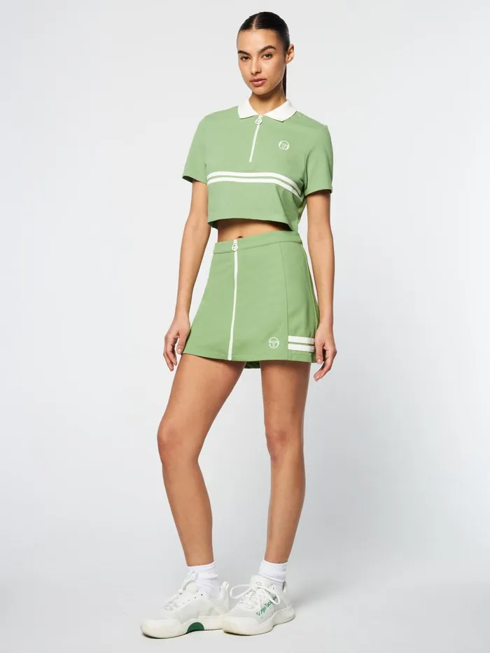 Women Athleisure Sergio Tacchini Miss Supermac Skirt Jade Green