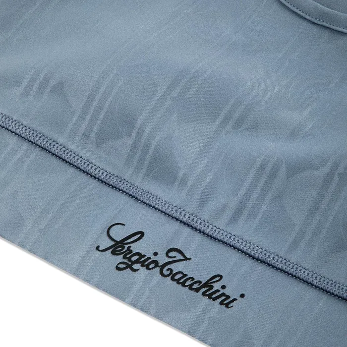Women Athleisure Sergio Tacchini Viano Printed Sports Bra Grisaille