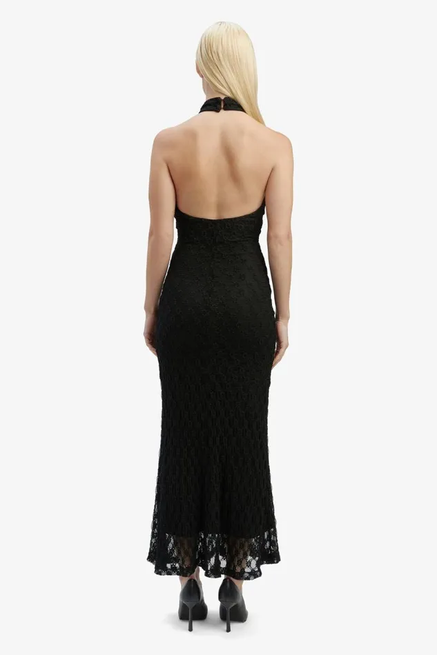 Women Bardot Day To Night Dresses Adoni Ola Lace Midi Dress In Black Women Bardot Day To Night Dresses Adoni Ola Lace Midi Dress In Black