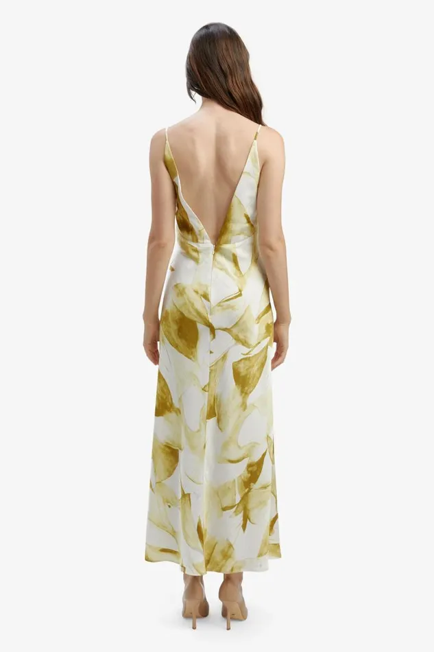 Women Bardot Day To Night Dresses Capri Printed Slip Dress In Green Fl Women Bardot Day To Night Dresses Capri Printed Slip Dress In Green Fl