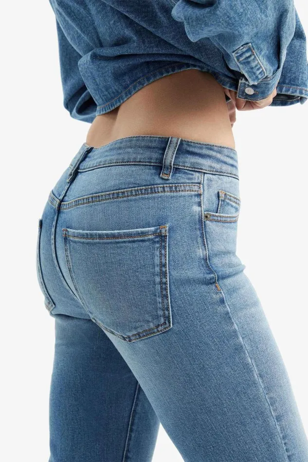 Women Bardot Flare Jean Daxton Low Boot Leg Jeans In Dark Denim Women Bardot Flare Jean Daxton Low Boot Leg Jeans In Dark Denim