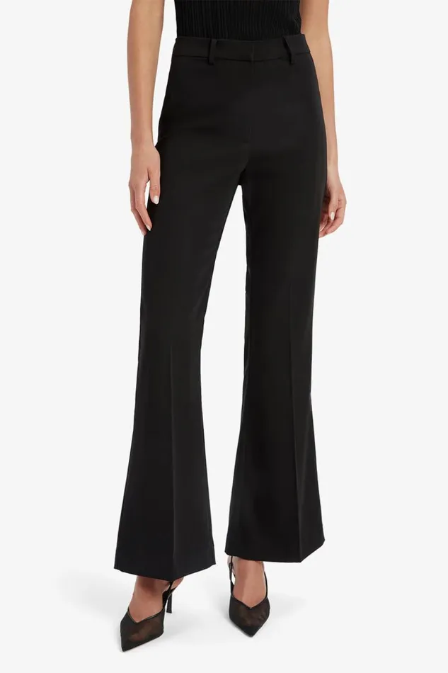 Women Bardot Pants Halifax Slim Flare Pant In Black Women Bardot Pants Halifax Slim Flare Pant In Black