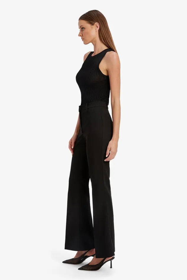 Women Bardot Pants Halifax Slim Flare Pant In Black Women Bardot Pants Halifax Slim Flare Pant In Black