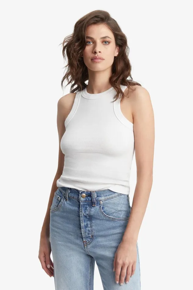 Women Bardot Tanks and Camis Hennesy Tank Top In Orchid White Women Bardot Tanks and Camis Hennesy Tank Top In Orchid White