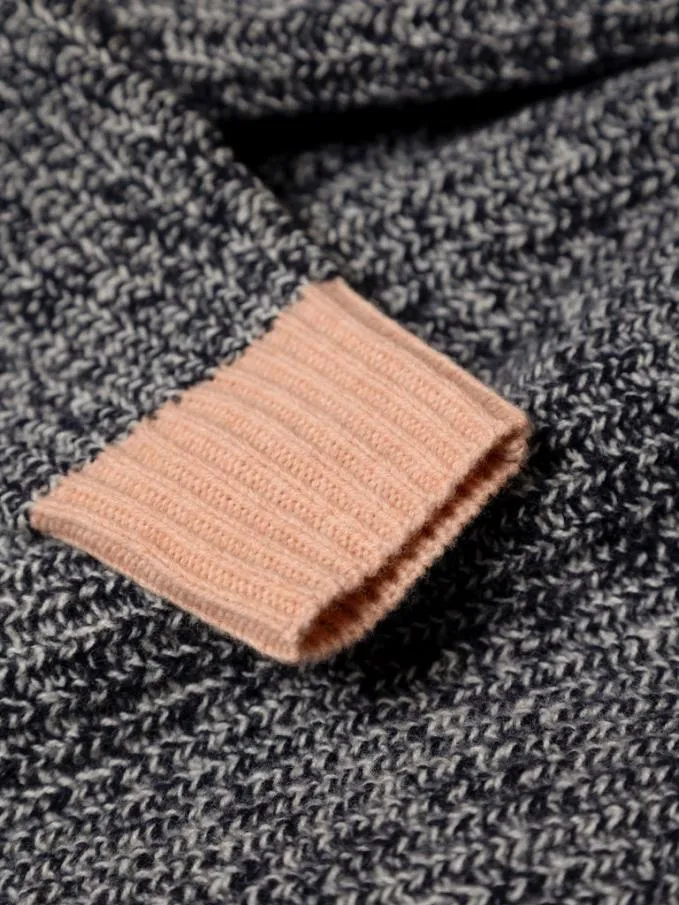 Women Baxter Jumper Navy Ecru Twistblush Finisterre Knitwear