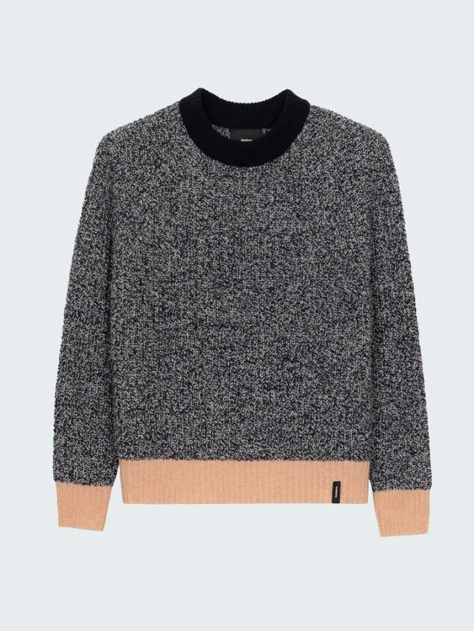 Women Baxter Jumper Navy Ecru Twistblush Finisterre Knitwear