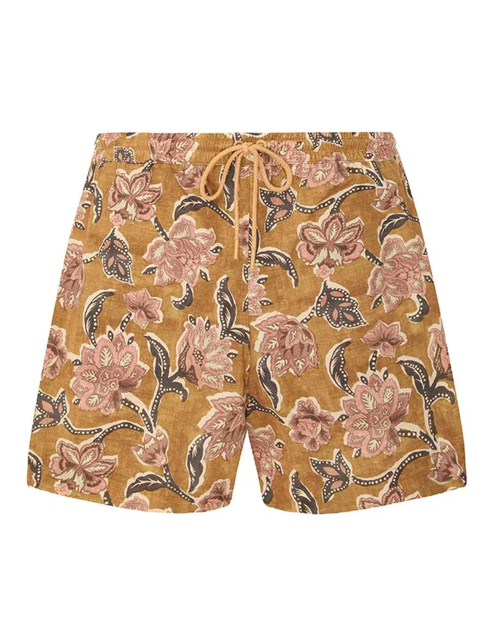 Women Boardshorts Zimmermann Tallow Boardshort Tan Floral