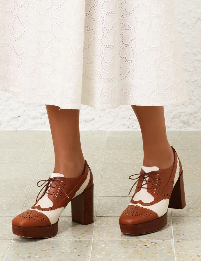 Women Boots Zimmermann Eliot Pump 100 Tan