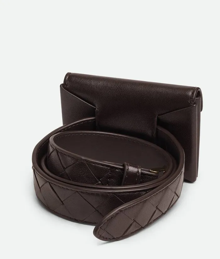 Women Bottega Veneta Belts Intrecciato Watch Pocket Belt Fondant