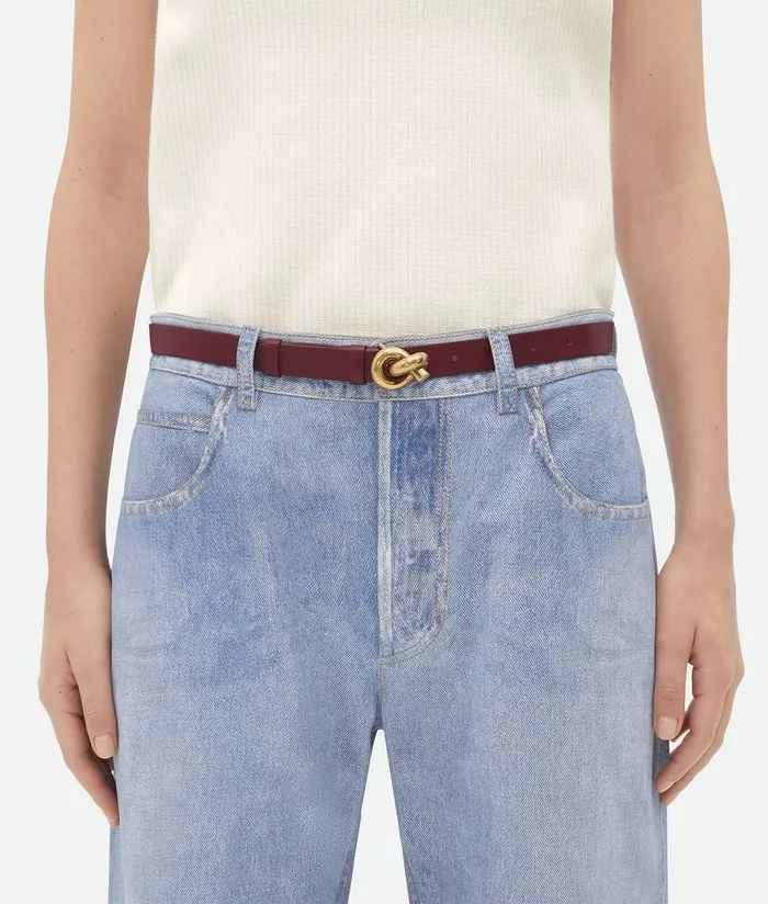 Women Bottega Veneta Belts Knot Belt Barolo