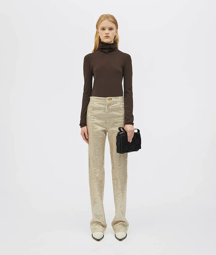 Women Bottega Veneta Crossbody Cassette Black