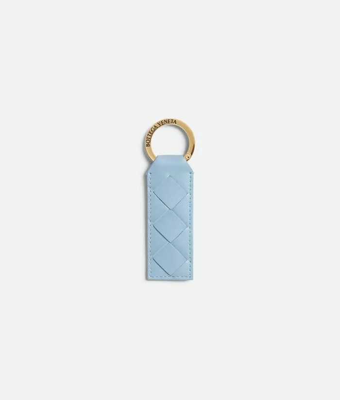 Women Bottega Veneta Key Rings Tab Key Ring Ice