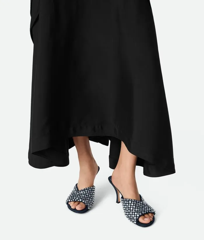 Women Bottega Veneta Sandals Blink Mule Shadow