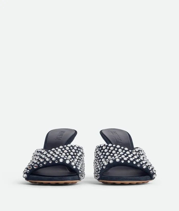 Women Bottega Veneta Sandals Blink Mule Shadow