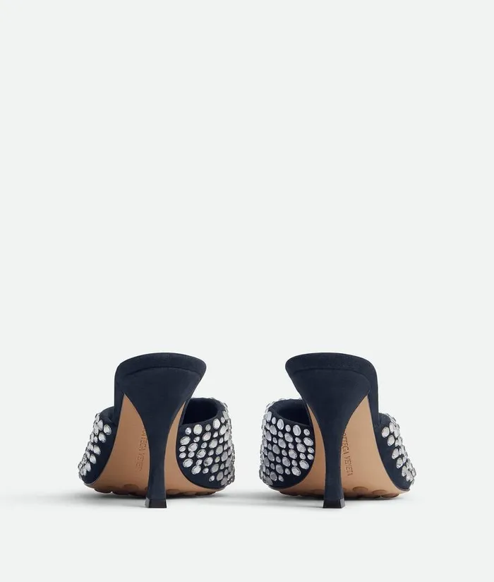 Women Bottega Veneta Sandals Blink Mule Shadow