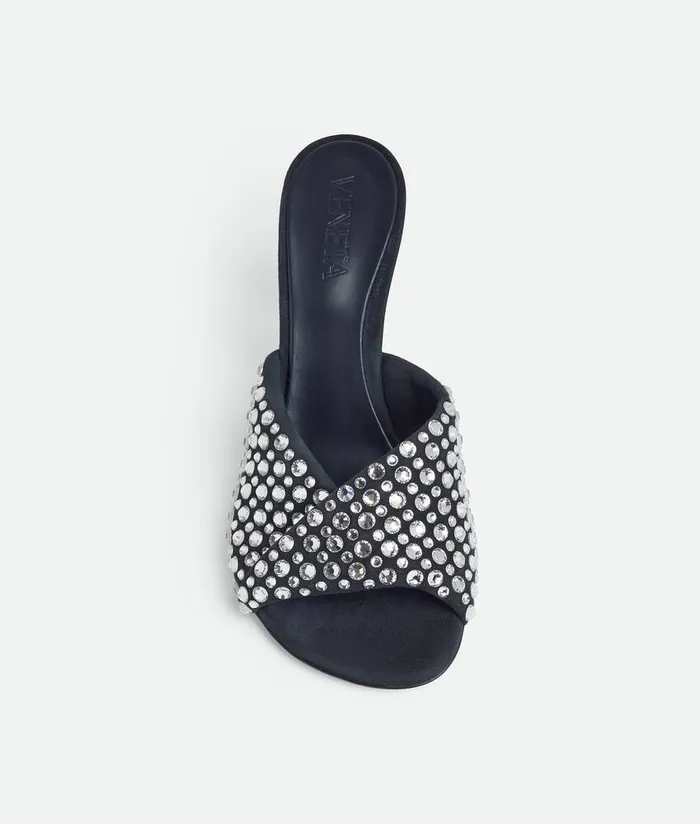 Women Bottega Veneta Sandals Blink Mule Shadow