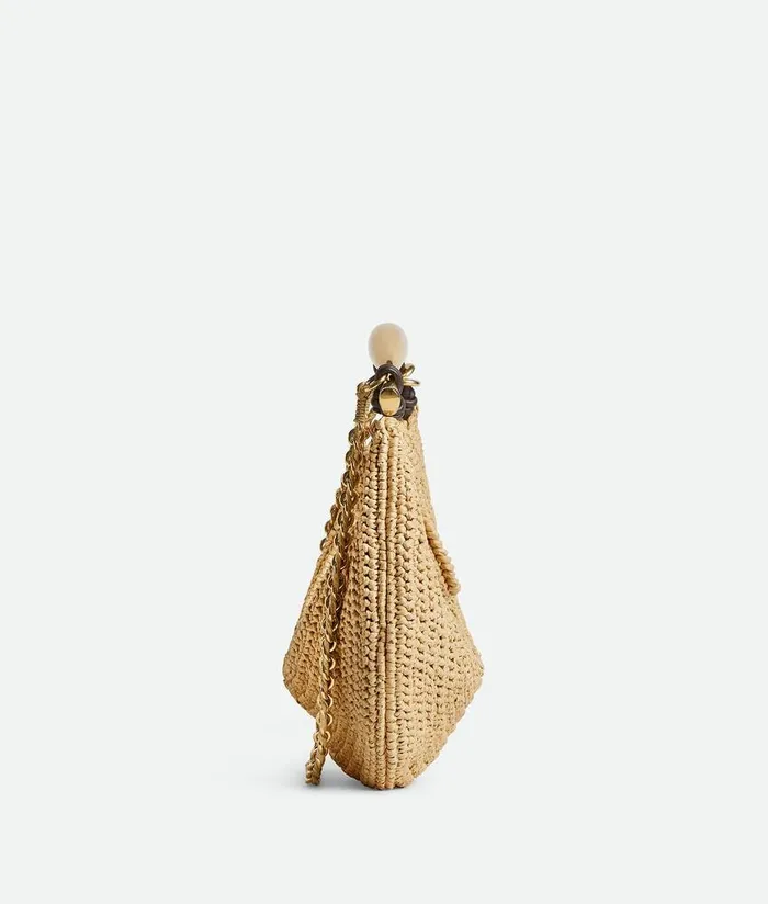 Women Bottega Veneta Shoulder Sardine Chain Naturalfondant