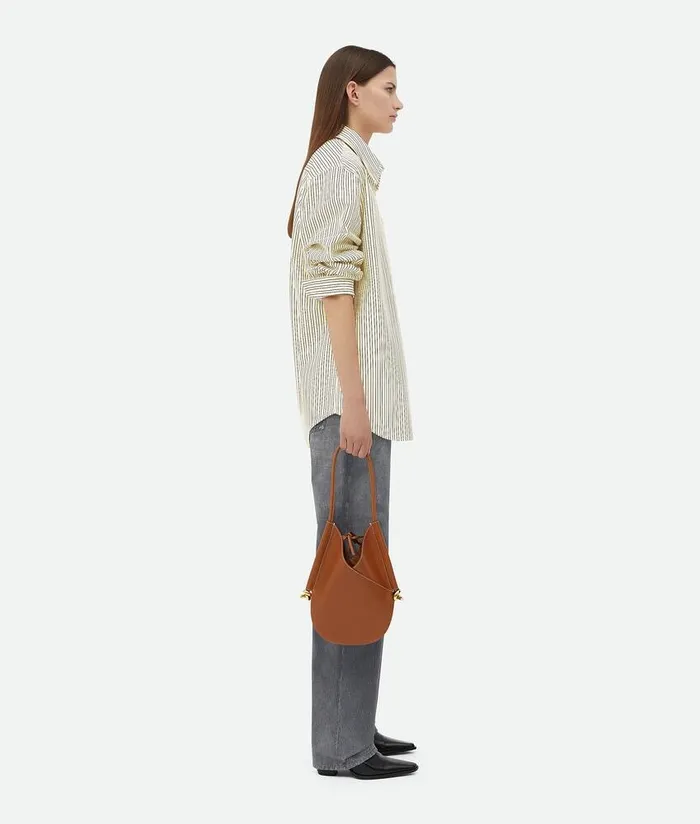Women Bottega Veneta Shoulder Small Solstice Light Wood
