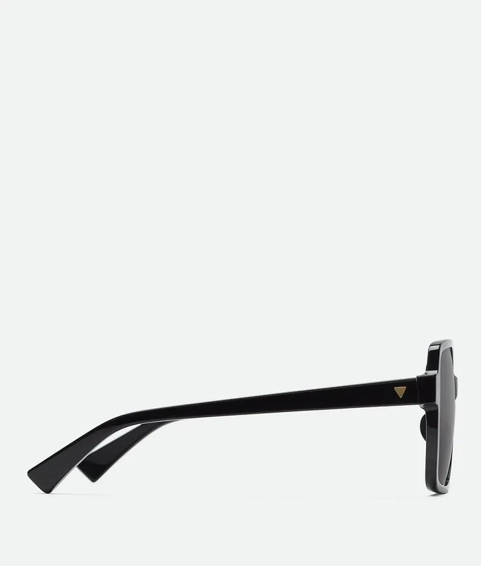 Women Bottega Veneta Sunglasses Soft Square Sunglasses Blackgrey