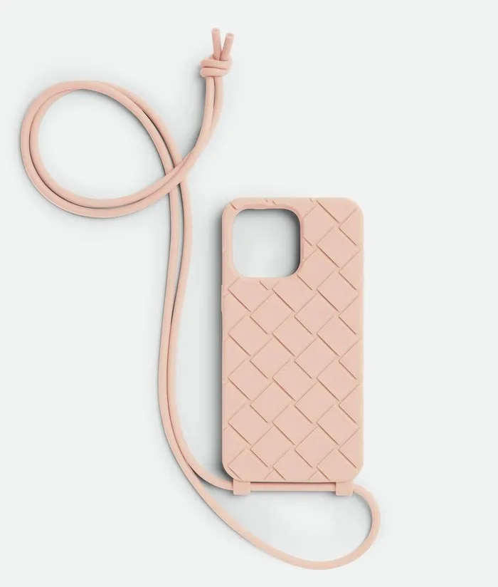Women Bottega Veneta Tech Iphone 15 Pro Max Case With Strap Cameo