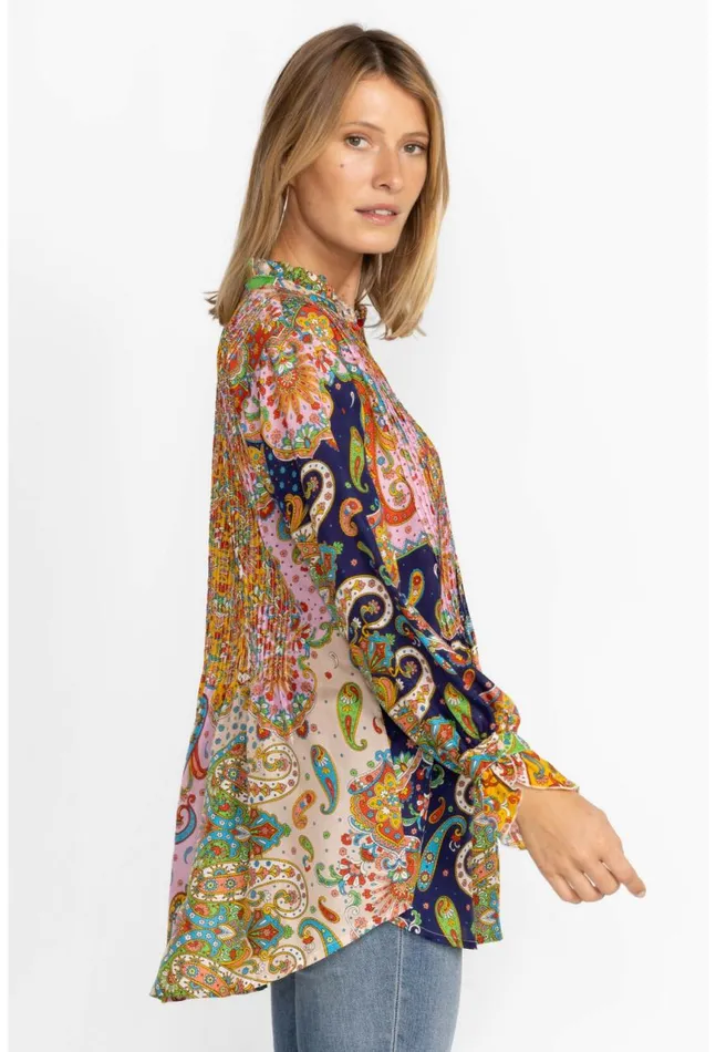 Women Braemar Kita Tunic Breamarnight Johnny Was Tops