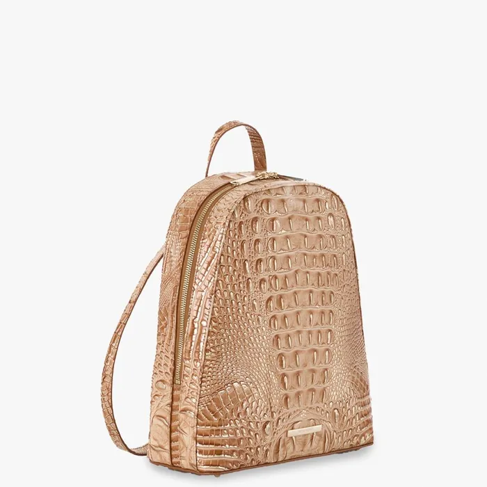 Women Brahmin Backpacks Nola Honey Brown Women Brahmin Backpacks Nola Honey Brown