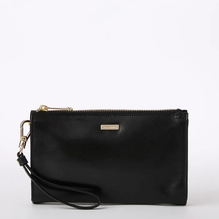 Women Brahmin Clutches Daisy Black Topsail