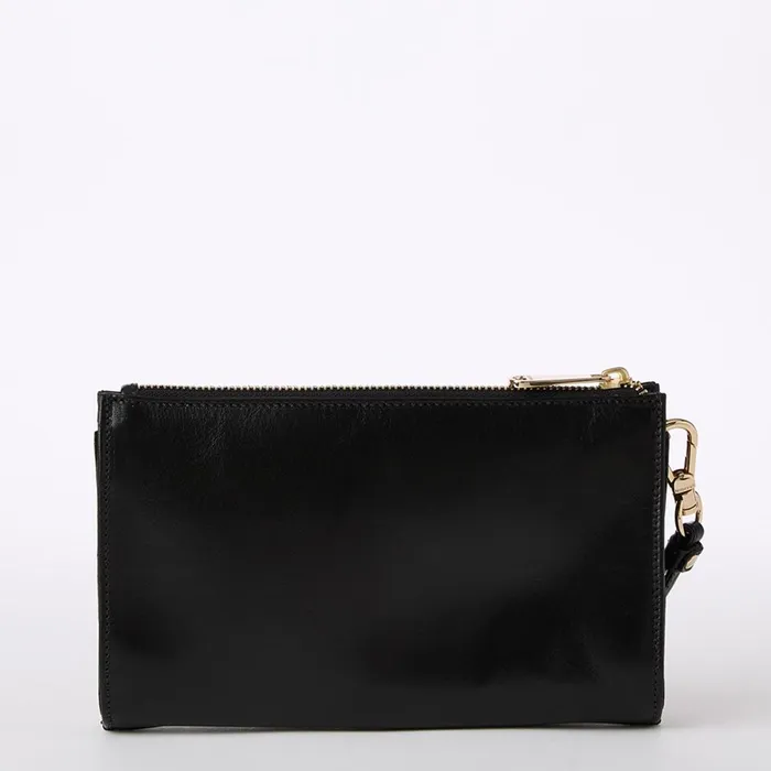 Women Brahmin Clutches Daisy Black Topsail Women Brahmin Clutches Daisy Black Topsail