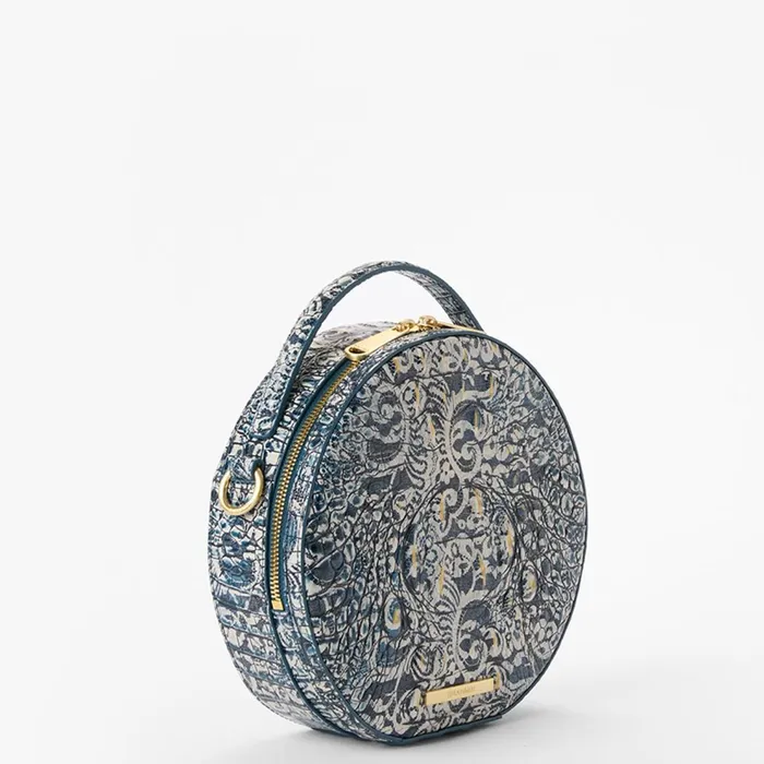 Women Brahmin Cosmetic Cases and Travel Lane Blue Filigree Melbourne Women Brahmin Cosmetic Cases and Travel Lane Blue Filigree Melbourne