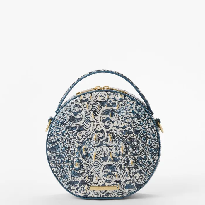 Women Brahmin Cosmetic Cases and Travel Lane Blue Filigree Melbourne Women Brahmin Cosmetic Cases and Travel Lane Blue Filigree Melbourne
