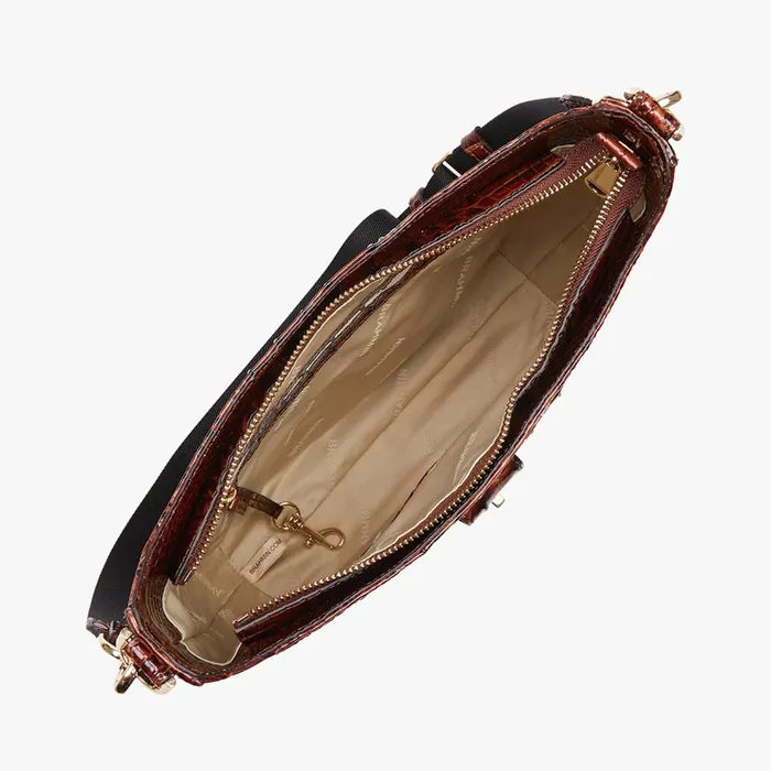 Women Brahmin Crossbodies Leia Pecan Melbourne Women Brahmin Crossbodies Leia Pecan Melbourne