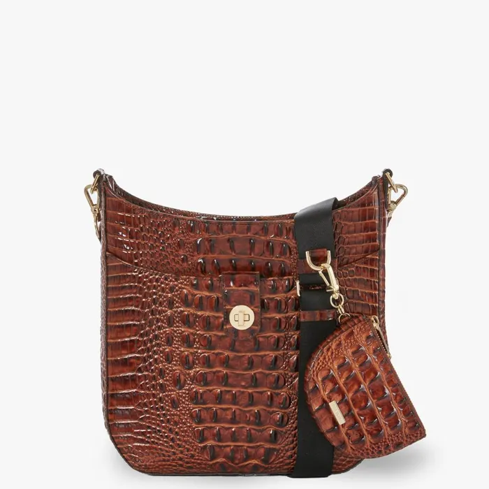 Women Brahmin Crossbodies Leia Pecan Melbourne Women Brahmin Crossbodies Leia Pecan Melbourne