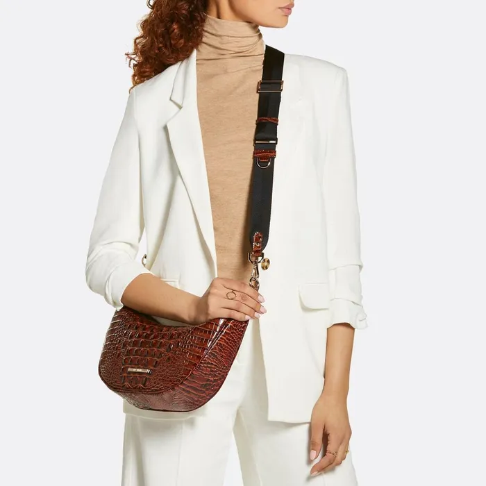 Women Brahmin Crossbodies Percy Pecan Melbourne Women Brahmin Crossbodies Percy Pecan Melbourne