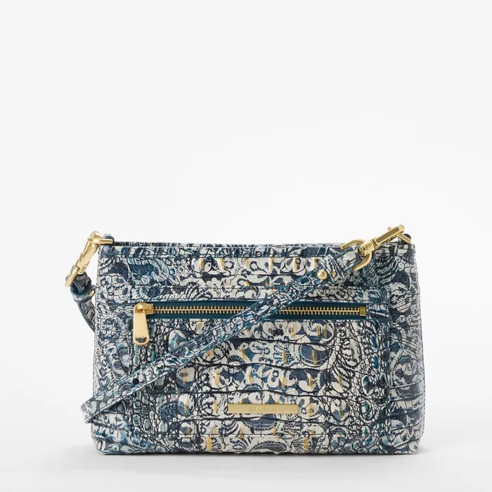Women Brahmin Crossbodies Vida Blue Filigree Melbourne