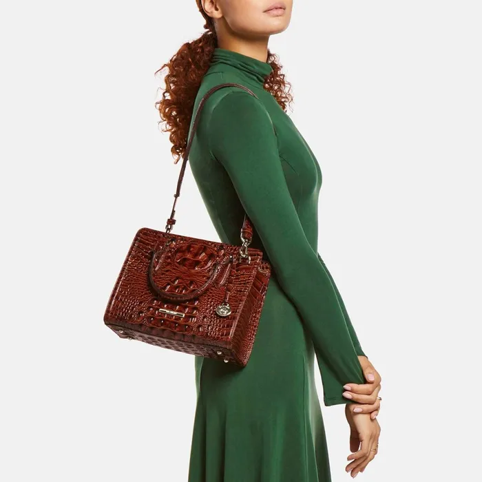 Women Brahmin Satchels Cami Chrysanthemum Ombre Women Brahmin Satchels Cami Chrysanthemum Ombre