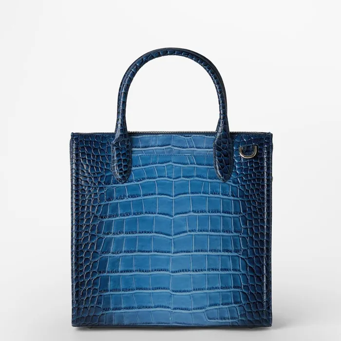 Women Brahmin Satchels Caroline Heavenly Blue Lumeria