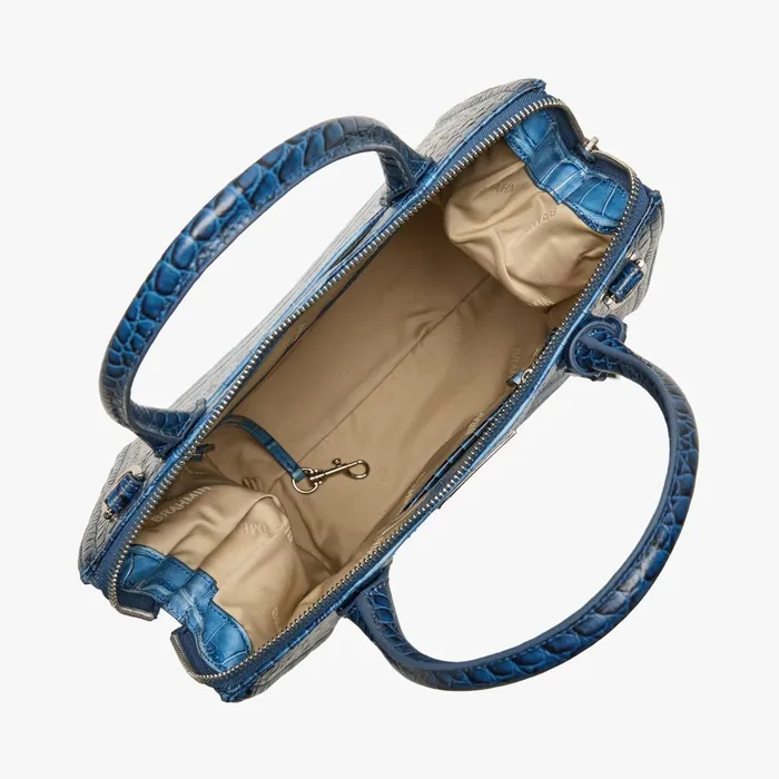 Women Brahmin Satchels Caroline Heavenly Blue Lumeria