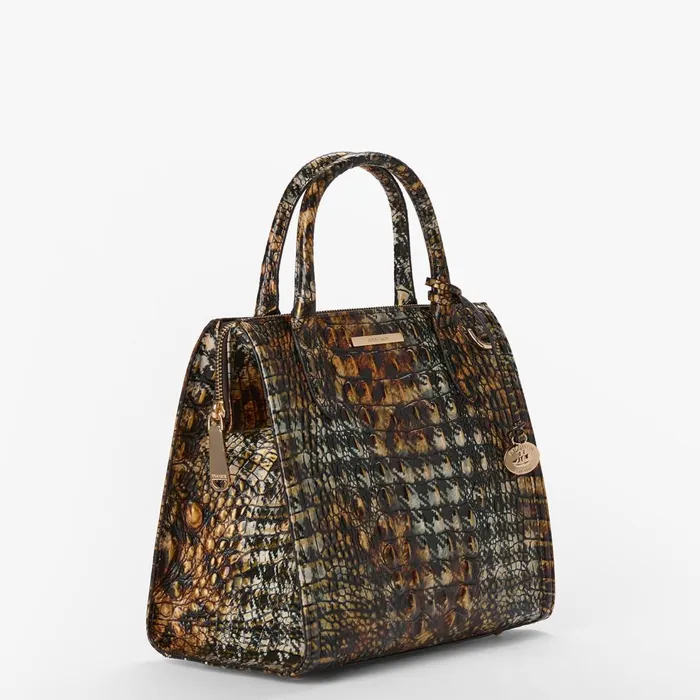 Women Brahmin Satchels Small Caroline Untamed Women Brahmin Satchels Small Caroline Untamed
