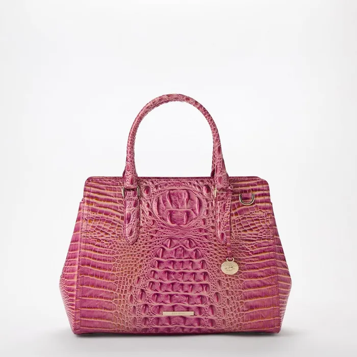 Women Brahmin Satchels Small Finley Rouge Blush Melbourne