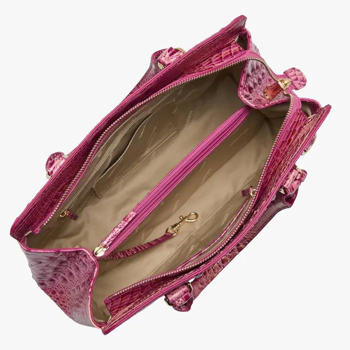 Women Brahmin Satchels Small Finley Rouge Blush Melbourne Women Brahmin Satchels Small Finley Rouge Blush Melbourne