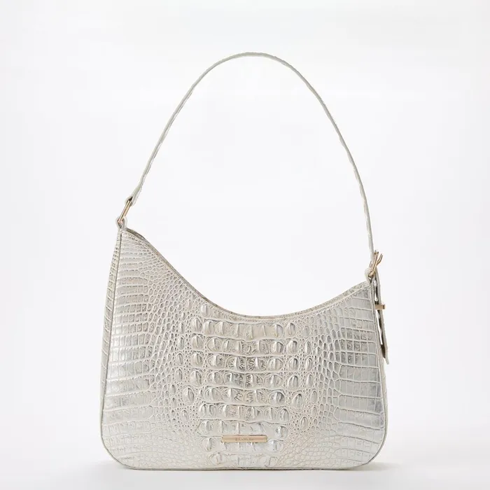 Women Brahmin Shoulder Bags Abbott Ivory Dream