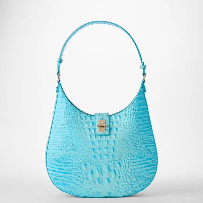 Women Brahmin Shoulder Bags Fallon Tropic Blue Melbourne