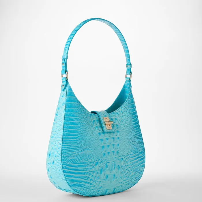 Women Brahmin Shoulder Bags Fallon Tropic Blue Melbourne