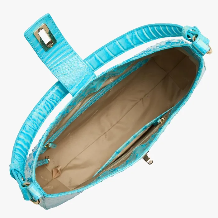 Women Brahmin Shoulder Bags Fallon Tropic Blue Melbourne