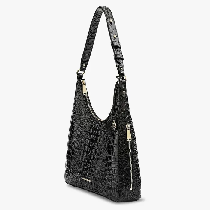 Women Brahmin Shoulder Bags Tabitha Black Melbourne Women Brahmin Shoulder Bags Tabitha Black Melbourne