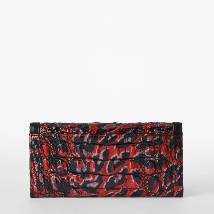Women Brahmin Wallets and Wristlets Veronica Red Leopardess